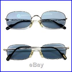 Cartier Vintage Eyeglasses / Sunglasses Silver Trinity 54-21-140