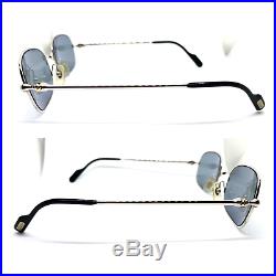 Cartier Vintage Eyeglasses / Sunglasses Silver Trinity 54-21-140