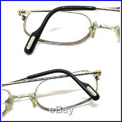 Cartier Vintage Eyeglasses / Sunglasses Silver Trinity 54-21-140 prescription