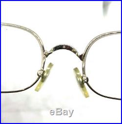 Cartier Vintage Eyeglasses / Sunglasses Silver Trinity 54-21-140 prescription