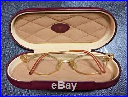 Cartier Vintage Eyeglasses / Sunglasses with Case