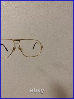 Cartier Vintage Gold two bridge Glasses 62? 12 135 No box