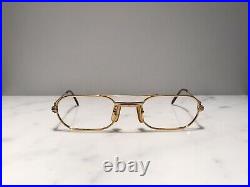 Cartier Vintage Must C Decor Gold Vintage Sunglasses Glasses Eyeglasses Frame