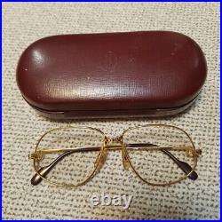 Cartier Vintage Panthere Louis Romance GM 18k gold finish sunglasses eyeglasses
