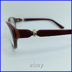 Cartier, luxury eyeglasses, cat eye, oval, Trinity, frames, NOS, hyper vintage