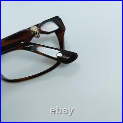 Cartier, luxury eyeglasses, rectangular, tortoise, frames, NOS, vintage, rare