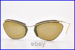 Cateye woman vintage eyewear NYLOR-SOL gold filled eyeglasses frame