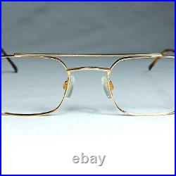 Charmant, eyeglasses, Gold plated, Aviator, Pilot, square, frames, hyper vintage