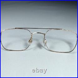 Charmant, eyeglasses, Gold plated, Aviator, Pilot, square, frames, hyper vintage