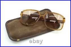 Christian Dior Vintage Sunglasses Square CD logo Cell frame Brown Eyewear 8974k