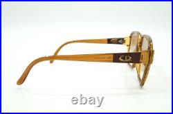 Christian Dior Vintage Sunglasses Square CD logo Cell frame Brown Eyewear 8974k