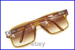 Christian Dior Vintage Sunglasses Square CD logo Cell frame Brown Eyewear 8974k