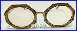 Christian Dior by Tura Enameled 1960s Octagonal Reading Glasses Rare Collector