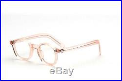 Classic, smaller Vintage 30s acetate eyeglasses in light rose transparent K10
