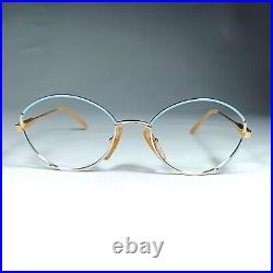 DP Creations, eyeglasses, Gold plated, oval, Scallop, women's, frames, vintage