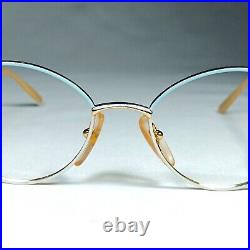 DP Creations, eyeglasses, Gold plated, oval, Scallop, women's, frames, vintage