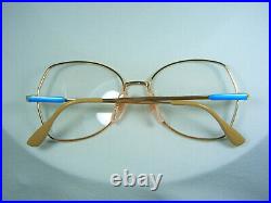 DP Creations luxury eyeglasses scallop oval Gold plated Titanium alloy frames