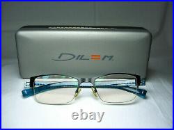 Dilem eyeglasses half rim Avant-Garde square oval men's women's frames vintage