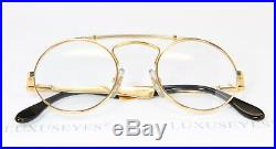 ETTORE BUGATTI 11708 Round Vintage Eyeglasses Frame Glasses Rare Narrow 46-22