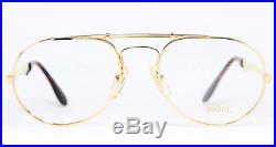 ETTORE BUGATTI Aviator Vintage Eyeglasses Lunettes Gafas Occhiali 11844 58-20 XL