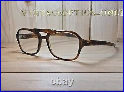 E. I. Frame France Vintage Tortoise Shell Rimway Aviator Eyeglasses Frame. Mint