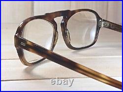 E. I. Frame France Vintage Tortoise Shell Rimway Aviator Eyeglasses Frame. Mint