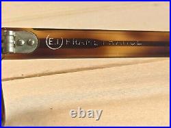 E. I. Frame France Vintage Tortoise Shell Rimway Aviator Eyeglasses Frame. Mint