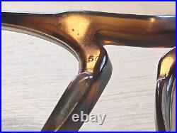 E. I. Frame France Vintage Tortoise Shell Rimway Aviator Eyeglasses Frame. Mint