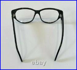 Emmanuelle Khanh Paris Private Eye Black Handmade Eyeglasses Frame 54-15 140