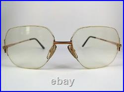 Espace Glasses Odo A205 60s Vintage Eye Frame Premium Oversized Rimless Glasses