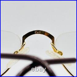Essilor eyeglasses Men Ladies Oval Gold Mod. 062 Reading Glasses Vintage 80s New