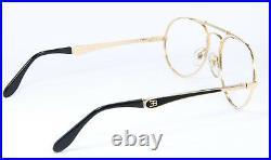 Ettore Bugatti 11811 Aviator Vintage Glasses Eyeglasses Lunettes Occhiali 56-20
