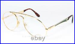 Ettore Bugatti Aviator Vintage Glasses Eyeglasses Lunettes Occhiali 11944 58-20