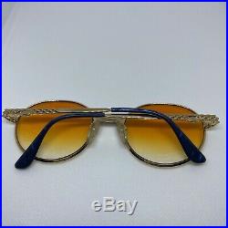 Ettore Bugatti EB 508 0106 50, Legendary 80s Vintage round eyeglasses NOS