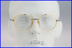 Ettore Bugatti EB 508 0106 52, Legendary 80s Vintage round eyeglasses NOS