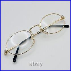 Ettore Bugatti eyeglasses Men Ladies Oval Gold Silver Mod. Eb 601 Vintage 90er