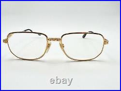 Ettore Buggatti EB 510 Eyeglasses FRAMES Gold 5618-140 Blue 1575 France F797
