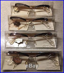 Extremely Rare Vintage Amor Eyeglasses Made In France During 1950s 4 Pairs