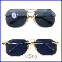 FRED CAP HORN New Polarized Lenses Vintage Eyeglasses Sunglasses Gold Lunettes