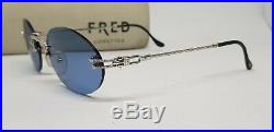 FRED CORVETTE Sunglasses Rimless Eyeglasses Brille Lunette Vintage Frame Glasses