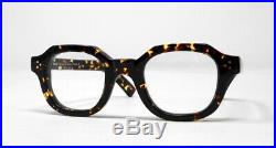 Fabulous vintage eyeglasses lunettes 1990 carved frame France