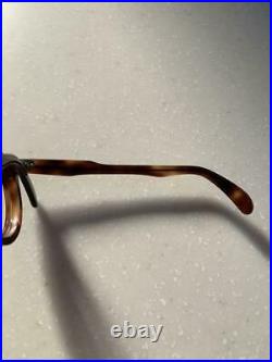 Frame France 1950-1960s Vintage CROWN PANTO Glasses 8mm Demi w 134mm Unused