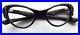 Frame France Woman’s Cat Eye Eyeglasses Cristina T. G. 1950s-60s, Black, 50s