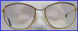 Fred Cythere Eyeglasses Cable VTG 57 16 135 France Nautical Gold FRAME ONLY