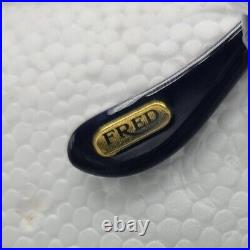 Fred Cythere Eyeglasses Cable VTG 57 16 135 France Nautical Gold FRAME ONLY