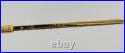 Fred Cythere Eyeglasses Cable VTG 57 16 135 France Nautical Gold FRAME ONLY