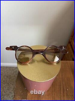 French Panto 1950's Vintage Tortoiseshell Glasses Sunglasses Made In France