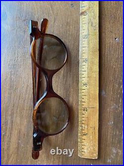 French Panto 1950's Vintage Tortoiseshell Glasses Sunglasses Made In France