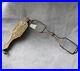 French Victorian Lorgnette Folding Eye Glasses Antique Silver Reading Sterling