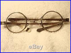 GENUINE 18th CENTURY RARE FRENCH SILVER READING GLASSES IN A SHAGREEN CASE